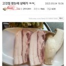 대한민국 올바른 삼겹살 공식 매뉴얼 나옴(지방 1cm이하로).jpg 이미지