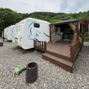 신하리 마을회관 | 수도권 근교 야외수영장 있는 가평카라반 추천, 가평 글램스테이 글램핑 카라반