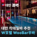 우바라기 | 대만칵테일바 타이베이 w호텔 우바 woo bar 내돈내산 후기/대만 분위기 좋은 칵테일 바