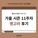 (주)라메이트 | [가을 시즌 11주차 엥고라 후기]with 베스트리뷰🎖️