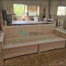 (주)디자인나무 | 편백나무 쇼파베드(feat.편백나무 서랍장) 제작완료 후기