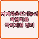 [국비지원][4/8] 직업상담사 2급 통합과정(주말반) | 2025년 지게차운전기능사 학원비 총정리 (국비지원 포함)