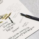 쓰는 기쁨 캘리그라피 이미지