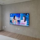 e편한세상 지제역 | 평택 e편한세상 지제역 65인치 무타공 벽걸이TV 설치 후기