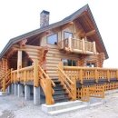 통나무집 이미지