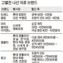 백화점 68만원짜리 양복 5만원에…의류업체들 ‘눈물의 세일’ (((세일정보 추가)) 이미지