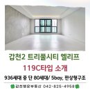 도안지성공인중개사사무소 | [갑천2블럭사전점검후기] 트리풀시티 엘리프 119C타입 내부 구조 자세히 살펴보기