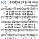 새찬송가 509장 - 기쁜 일이 있어 천국종 치네 [다니엘 새찬송가 전집 11] 이미지