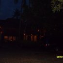 새벽의발리호텔숙소앞정원과바다(발리의 바닷가 백사장은 새벽에 소가 산책합니다) 선상에서의저녁노을 이미지