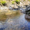 산촌마을 공중화장실 이미지