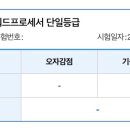 나주상업고등학교 | [합격] 워드프로세서 실기