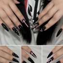 블랙네일 - 화성시 경기대로 990 | 부산양정 시청 네일샵 에르메뷰티 유니크한 블랙네일 후기