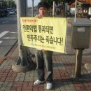 대전지역 동시다발 1인 시위 "대성공"입니다.. 이미지