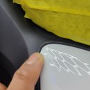 랩핑아우라랩 | 창원 랩핑 포르쉐 타이칸 앞범퍼 랩핑 재시공 고광택 블랙 시공 후기 (케이랩하우스)