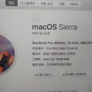 맥북프로 Retina 2014 mid 13인치 고급형 100만원 팜 이미지