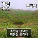 발구덕중간 | 정선 가볼만한곳 흐린날 몽환적인 민둥산 일출 돌리네 차로 올라가는 등산 최단거리 후기