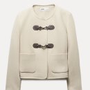 MIXXO 미쏘 트위드 자켓 추천, 울 트위드 자켓, 버클 장식 자켓 착용 후기
