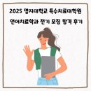 명지대학교 대학원 | 2025 명지대학교 특수 치료 대학원 전기 모집 언어치료학과 직장인 합격 후기
