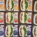 태백런치박스 | 베이컨,크랜베리치킨샌드위치(하프) + 팩주스 / 강원도청(태백시청) 답례 축하도시락 대량 단체주문 배달