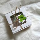 행운아크릴 | 수능 앞두고 준비한 작은 응원! 네잎클로버 행운키링 선물 후기🍀