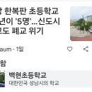 분당 초등학교 폐교 위기 이미지