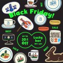 두칭구 | [oohlala1537 luckybox] 울랄라1537 블랙프라이데이 럭키박스 개봉후기/언박싱/사장님pick/굿즈