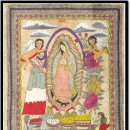 과달루페 성모님과 삼위일체 하느님 이미지
