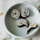예쁜 꽃김밥 만들기 이미지
