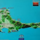 노을그려진바다풍경 이미지