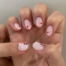 레드네일 - 거창군 | 대구 수성구 네일샵 오무네일｜요즘 문의 많은 레드키티·토마토키티 네일 후기