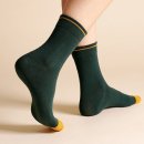 패션양말 | 삭피엔스 여자 패션 양말 골지 중목 양말 착용 후기 (코마사 면)