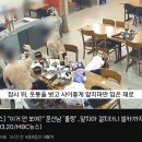 충북 식당에서 옷 벗고 사진찍는 남성 세 명 적발 . gif 이미지