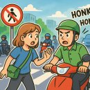 베트남 도보 여행 시 꼭 알아야 할 교통 주의사항 이미지