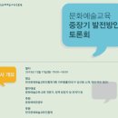 문화예술교육 정책, 생태계로의 도약을 꿈꾸다 문화예술교육 중장기 발전방안 토론회 이미지