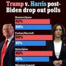 Bombshell poll reveals a shift in the race between Trump and Harris 이미지