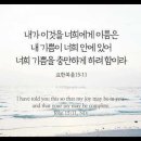 오늘의 '영어성경 사진'(956강) “하나님의 기쁨으로 충만해라”(요한복음 15장 11절) 이미지