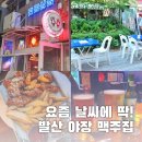 노가리비어강서 | 지금 날씨에 딱! 발산역 야장 맥주집 만담상점