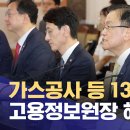 가스공사 등 13곳 '미흡'‥고용정보원장 해임 건의 이미지