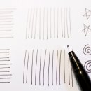 악필 교정과 캘리그라피 이미지