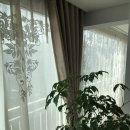 용산커튼 수입린넨커튼 남산타운에 거실커튼인테리어를 해드렸습니다.