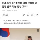 민주당 "김진표 미국 출국 막는 방안 고려" 이미지