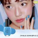 진스네일# | Summer Nail 팁토우 Tiptoe 214 BLUE JEANS 블루진스 발색 후기