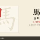 馬 말 마 — 초등 한자 9급 획순·한중일대만 발음 (HD) 이미지