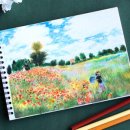 색연필 그림그리기 이미지