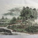 전통산수화 이미지