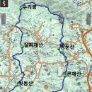 한남 앵자 수리단맥,큰재단맥 부항1리~뒷동산~등대골산~살피재산~수리봉~앵자지맥~정개산~방둔산~큰재산~오향리산 왕복~승지골산~곤지암역 이미지