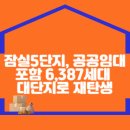 잠실5단지, 공공임대 포함 6,387세대 대단지로 재탄생 이미지