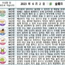 2023년 6월 2일 운세 및 세상 소식 이미지