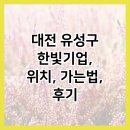 한빛기업 | 대전 유성구 한빛기업, 위치, 가는법, 후기