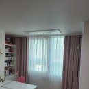 부영그린타운 3차 | [목동 커튼] 부영그린타운3차, 핑크빛 암막과 쉬폰으로 완성한 '아이를 위한 사계절 온도'